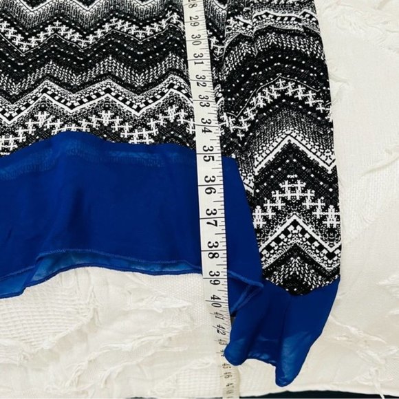 Espresso V Neck Sleeveless Slip On Midi Dress M Medium Handkerchief - Picture 8 of 9